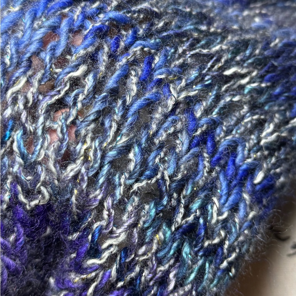 Hand Crafted Multicolor Knit Cowl - Picture 7 of 13